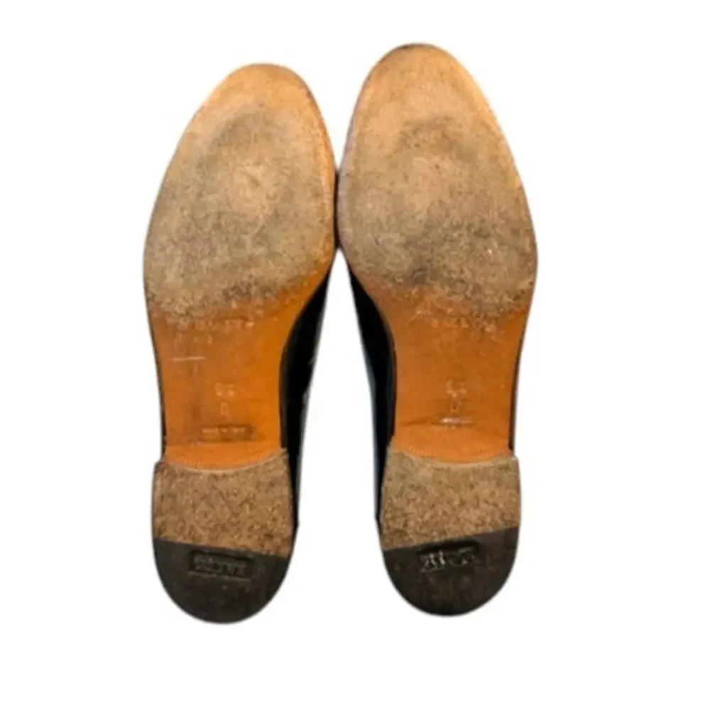 Vintage Bally Lucio Genuine Crocodile Split Vamp Tassel Loafers 9.5D